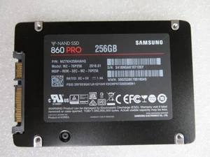 Samsung 860 PRO MZ-76P256 Black 2.5" 256GB Portable Internal Solid State Drive - Picture 1 of 1