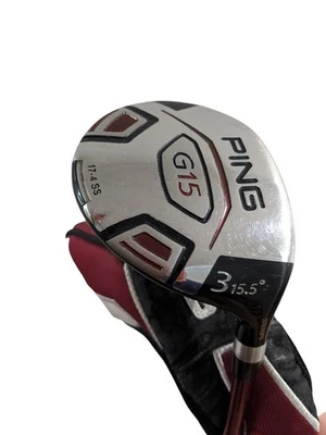 Ping G15 3 Fairway Wood 15.5 Deg Graphite Regular Flex Cover t61 - Image 1 of 4