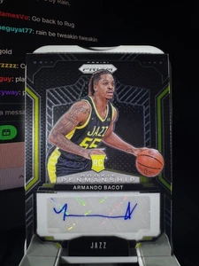 2024-25 Panini Prizm Rookie Penmanship Armando Bacot RC AUTO Jazz - Bild 1 von 2