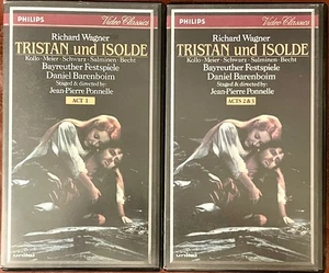 Tristan Und Isolde VHS Opera Bayreuther Festspiele Kollo Meier Schwarz Salminem - Picture 1 of 2