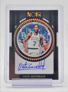 NATE ARCHIBALD 2023-24 PANINI NOIR SNAPSHOT SIGNATURES HOLO AUTO 09/10 - Picture 1 of 2