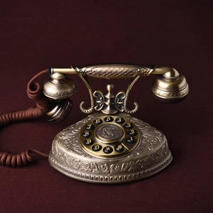 1936 Versailles Palace metal retro Antique phone Vintage corded telephone F068 - Picture 1 of 7