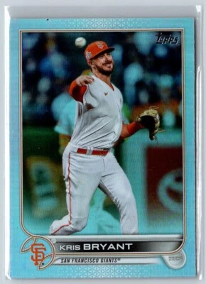 2022 TOPPS SERIES 1 RAINBOW FOIL KRIS BRYANT SAN FRANCISCO GIANTS #86 - Image 1 of 2