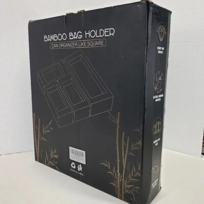 Bellamei Bamboo Ziplock Storage Bag Storage Holder & Organizer - Image 1 of 2