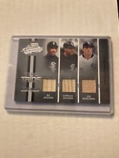 2005 ABSOLUTE #TT-38 BO JACKSON TEAM TRIOS 3-BAT CARD #17/150 Chicago  WHITE SOX