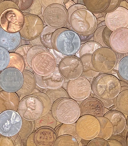Lot of 50: 1909-58 Lincoln Wheat Pennies- Fast Shipping!  5⭐️ Cover