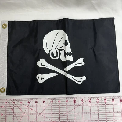 Bandera pirata 16x10, sin usar, por Flappin’ Flags, bandera Jolly Roger Foto 1 de 4