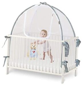 Baby Crib Tent Safety Net, Durable Strong Self Crib Tent 52.25" - 28.25"