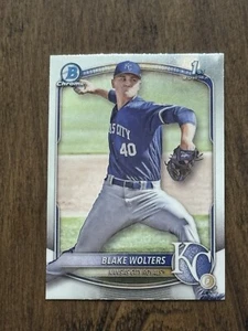 Blake Wolters 1st Bowman 2025 Bowman Chrome Prospects #BCP-76 - KC Royals - Picture 1 of 2