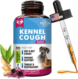 Kennel Cough Treatment & Natural Infection Medicine for Dogs & Cats - 8 Oz - Picture 1 of 12