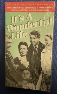 It's A Wonderful Life VHS VCR Video Tape Movie New / Sealed James Stewart - Picture 1 of 3