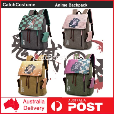 Mochila anime Demon Slayer bolsa de ombro bolsa escolar estudante meninos meninas bolsa para laptop - Imagem 1 de 4