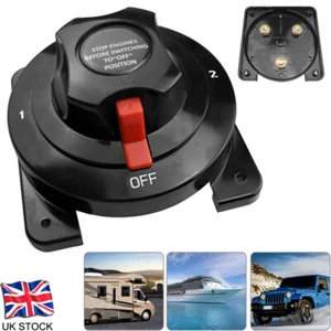 Marine Dual Battery Switch Boat Isolator Selector RV/Caravan/Yacht Heavy Duty - Picture 1 of 15