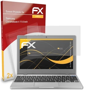 2x Screen Protector voor Samsung Chromebook 4 11.6 inch mat&schokbestendig - Afbeelding 1 van 9