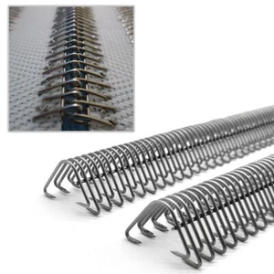 Sistema de fijación de grapas de acero inoxidable para cordones de cinta transportadora - Imagen 1 de 16