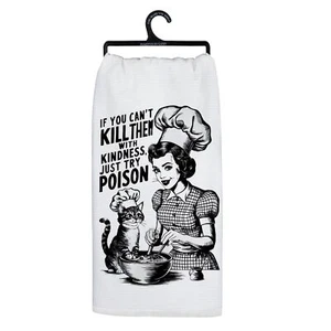 Funny Kitchen Towels Sarcastic Gifts Hand Towels Funny Dish Tea Towels for Ki... - Picture 1 of 6