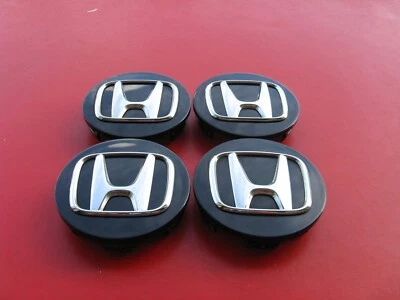 ЦЕНТРАЛЬНЫЙ КОЛПАК СТУПИЦЫ КОЛЕСА HONDA HR-V CR-V ODYSSEYINSIGHT ЧЕРНЫЙ ОБОД #423 - Изображение 1 из 4