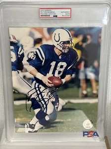 PEYTON MANNING Autogramm AUTO 8x10 signed PSA SLABBED Foto PSA/DNA - Bild 1 von 2
