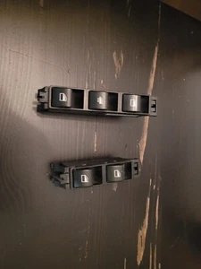 1999-2006 BMW E46 330ci 325ci M3 CONVERTIBLE LEFT & RIGHT Window Switch PAIR OEM - Picture 1 of 5