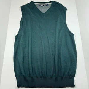 Izod Men’s Lightweight Green Pullover Vest Golf Size Large - Picture 1 of 7