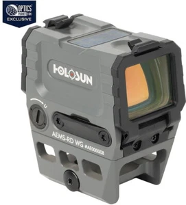 Holosun OPMOD AEMS Reflex Red Dot Sight, Red 2 MOA Dot and 65MOA : AEMS-RD WG - Picture 1 of 9