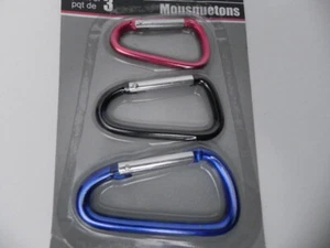 Karabiner Clips Werkzeugbank Hartware 3er Set - Bild 1 von 7