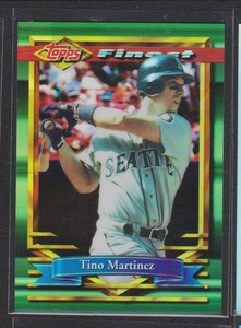 1994 TOPPS FINEST REFRACTORS #55 TINO MARTINEZ MARINERS SP MINT AND CENTERED