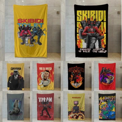 Manta Skibidi e Inodoro Hágalo Usted Mismo Pulso Suave Titan Altavoz Dormitorio Sofá Habitación Tiros Foto 1 de 4