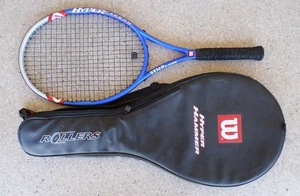 Wilson Hyper Hammer 5.9 Carbon 110" Tennis Racquet 4 3/8" Grip Racket With Case - Picture 1 of 12