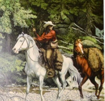 The Forest Has Eyes de Bev Doolittle, impresión de libro famoso agotado edición limitada Foto 1 de 4