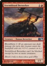 1x FOIL Stormblood Berserker M12 No156 MTG Magic 2012 NM/UNPLAY English UC x1