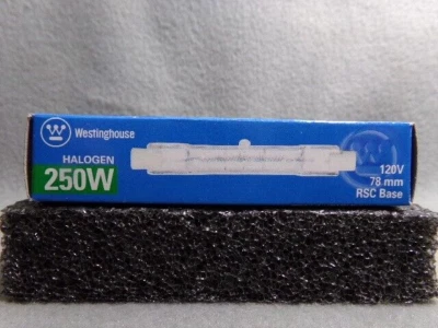Two (2) Quality Westinghouse 04459, 250W, 120V Light Bulb, 78mm RSC Base, 250T3Q - Image 1 of 4