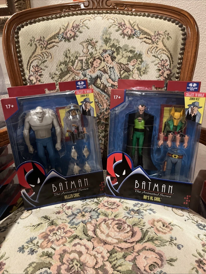 McFarlane Batman la Serie Animada Batman Killer Croc Ra's Al Ghul ¡Envío Rápido! Foto 1 de 4