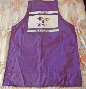 Pre Power Cat KSU Kansas State BBQ Apron 29 x 20 - Picture 1 of 2