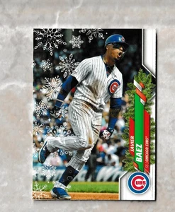 2020 Topps Holiday #HW67 JAVIER BAEZ Chicago Cubs Detroit Tigers MINT - Picture 1 of 2