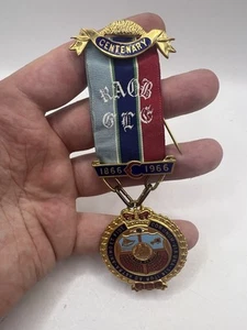 RAOB GLE Medal Centenary 1866-1966 Kenya Lodge 6029 Buffalo Masonic Medals - Imagen 1 de 9