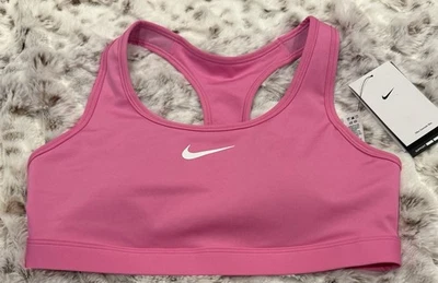 Sujetador deportivo mediano con relleno Nike Swoosh Dri-Fit para mujer nuevo con etiquetas Foto 1 de 4