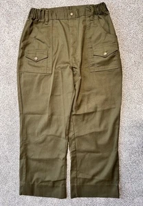 Pfadfinder Hose Jugend 20 grün offizielle Uniform Cargo Twill 30" Taille - Bild 1 von 4
