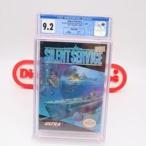 NES Nintendo Game SILENT SERVICE - CGC GRADED 9.2 A! NEW & Factory Sealed! - Picture 1 of 10