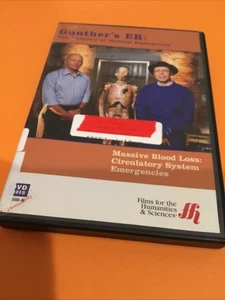 Gunther’s ER: Massive Blood Loss: Circulatory System Emergencies DVD Ex-library - Picture 1 of 2