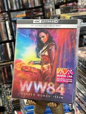 WONDER WOMAN 1984 (4K UHD + 2D BLU-RAY) STEELBOOK MANTA LAB LENTICULAR BRAND NEW - Image 1 of 4