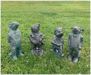 Wind in the Willows Riverbank Set Garden Home Statue Ornament - Cast Aluminium - Picture 1 of 23