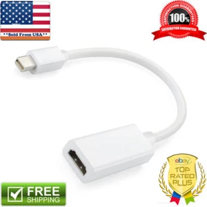Mini Displayport DP Thunderbolt to HDMI Adapter for Macbook Air/Pro iMac 1080P - Picture 1 of 10