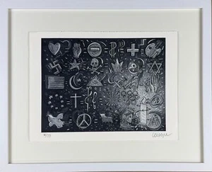 CEESEPE Spanish 2000 signed framed original engraving art print - Picture 1 of 6