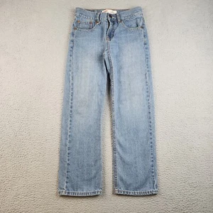Levi's Jeans Boys 14 Slim 26x26 Relaxed Fit 550 Straight Leg Blue Denim Pants - Picture 1 of 9