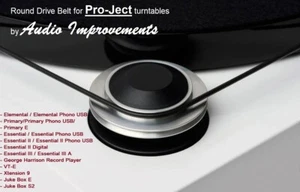 Pro-Ject Project Essential I / II / III turntable -Audio Improvements Drive Belt - Picture 1 of 4