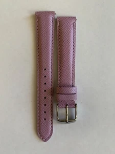 Michele 16mm Genuine Purple Leather Watch Strap MS16AA060532 - Picture 1 of 6