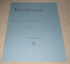 Beethoven Ecossaises Piano Solo Sheet Music Henle Verlag Urtext  470 - Picture 1 of 1