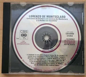 Canciones de Siempre con Lorenzo de Monteclaro y la Banda Los Escamilla CD-RARE! - Picture 1 of 3