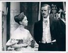 1969 Actors James Donald & Julie Harris in Play Victoria Regina TV Press Photo